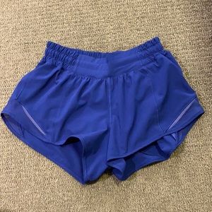 Blue lululemon shorts